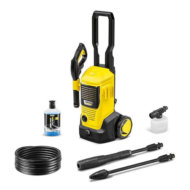 Kärcher K 5 FJ Hochdruckreiniger mit Vario-Power-Lanze und Dreckfräser, Produktfoto